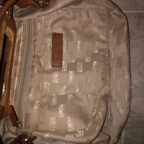 Michael Kors Leather Shoulder Bag - Picture 13 of 16